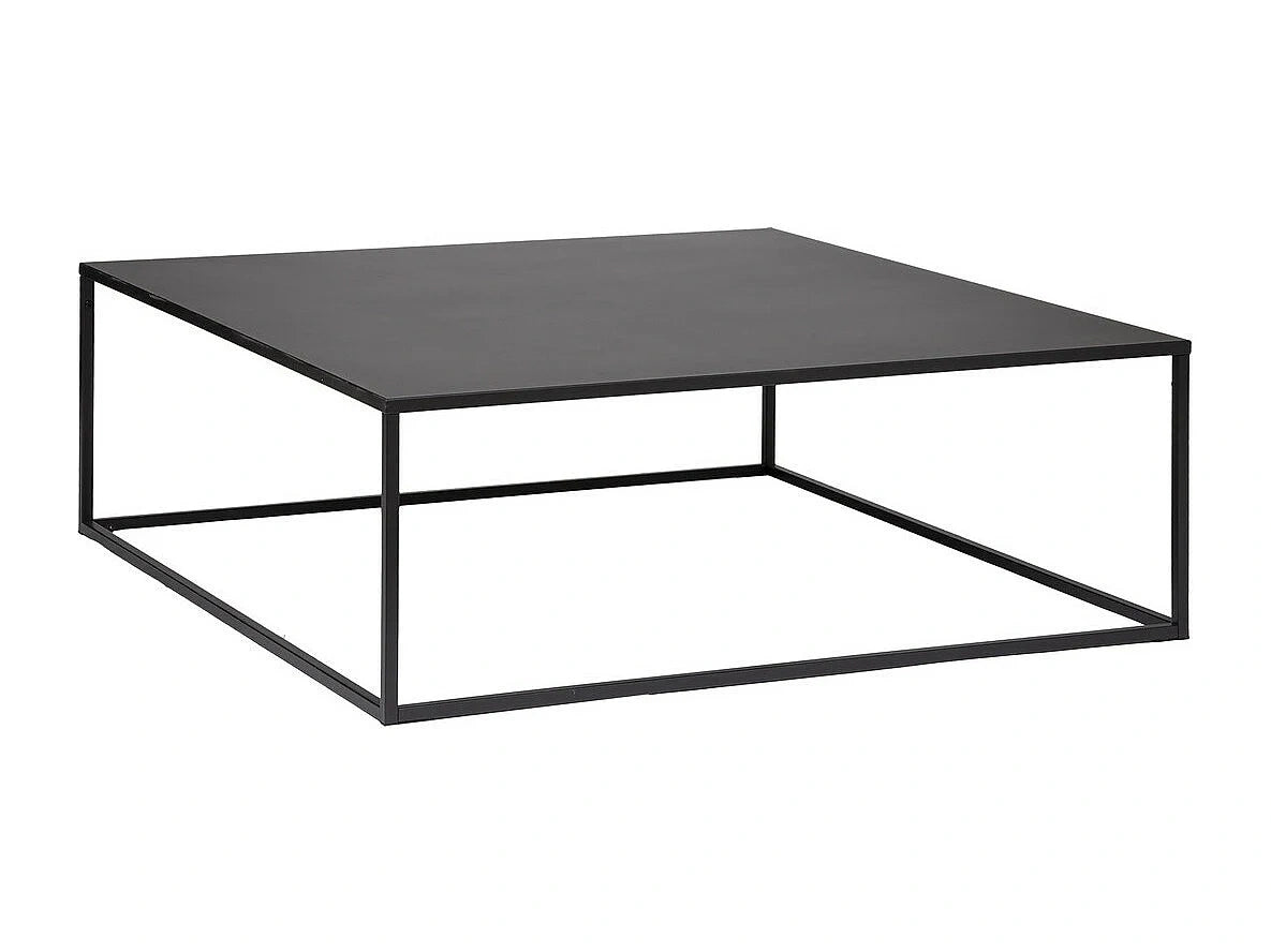Noir - Table basse en metal