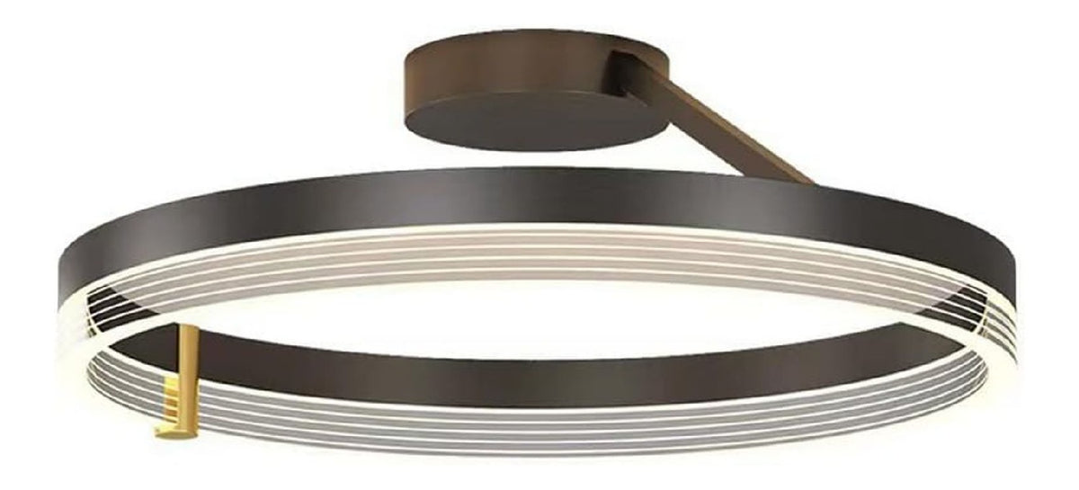 Eclairage Blanc et Ambre contemporain en version plafonnier XR-3843