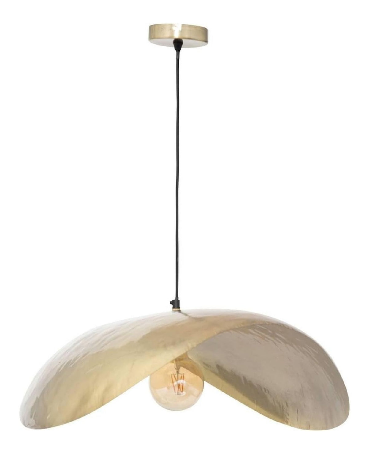 Suspension Dore a presence elegante et lumiere agreable 40W E27