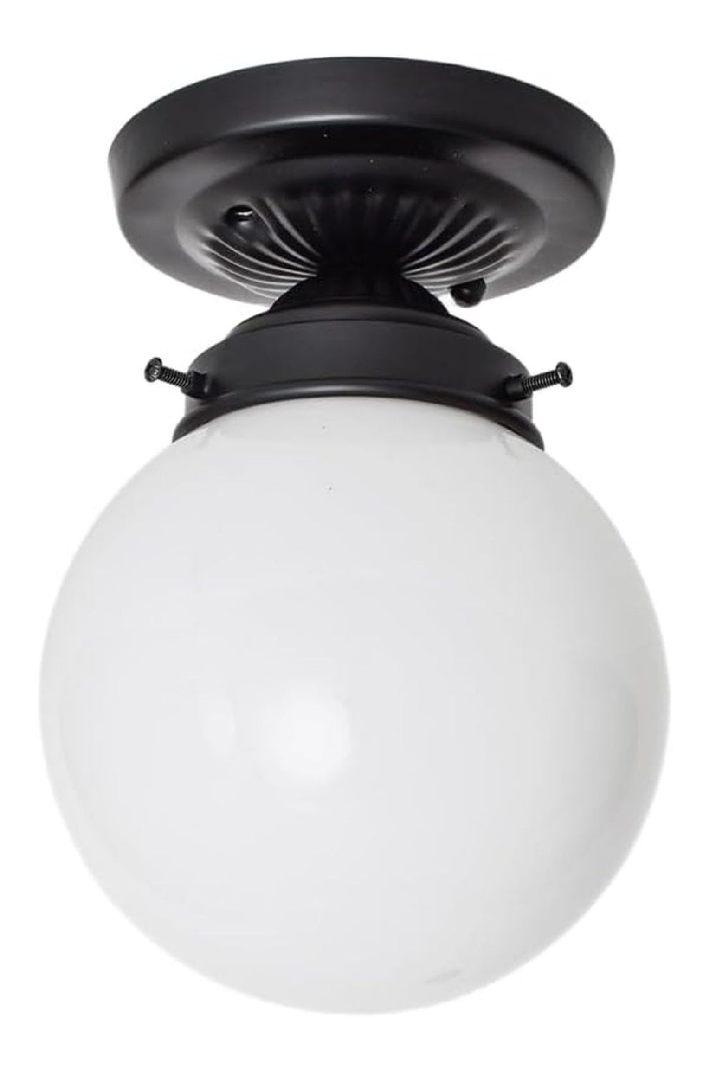 Plafonnier Noir et Blanc aux lignes epurees avec eclairage confortable ZC-6724