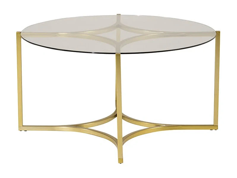 Kivik Table basse D90 cm, Transparent D90 cm