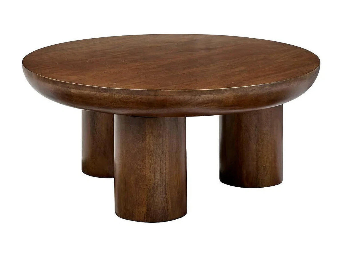Table Basse Design Stambh 90cm marron