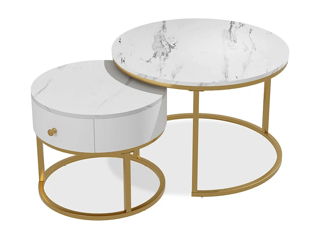 Marbre marbre - Table basse