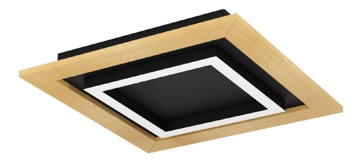 Plafonnier decoratif Noir et Blanc avec diffusion lumineuse harmonieuse 4 W