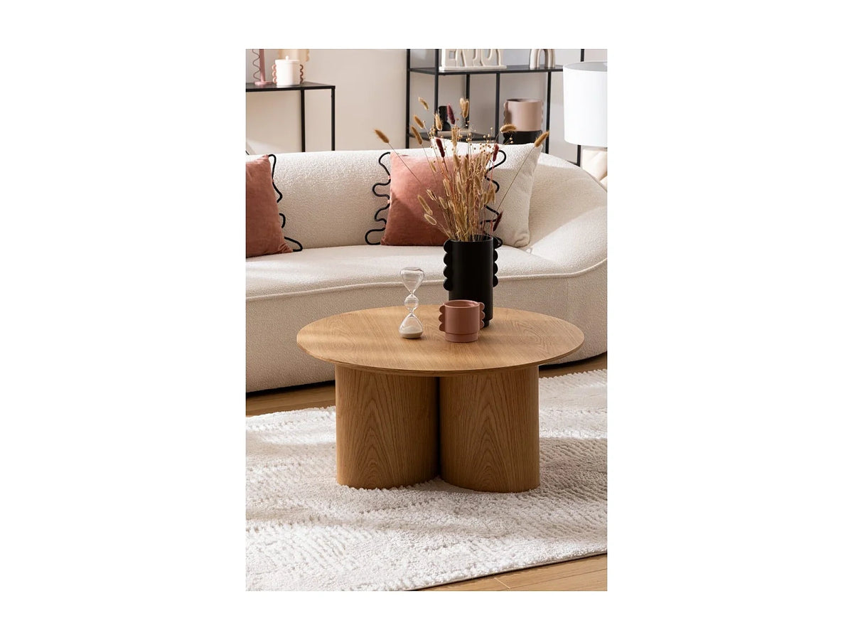 Table Basse Design Aliona 80cm marron