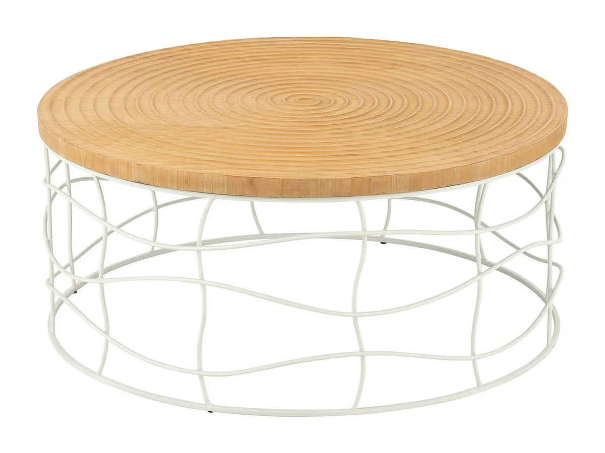 Blanc fer - Table basse design