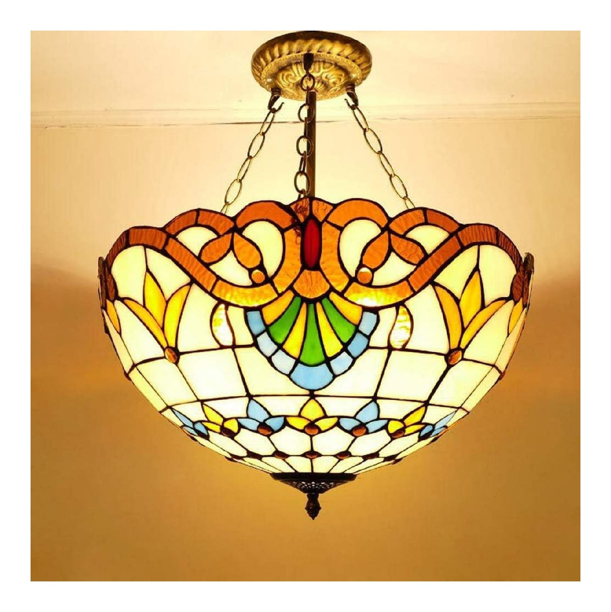 Suspension Ambre et Rouge au style moderne avec conception fonctionnelle 40W E27