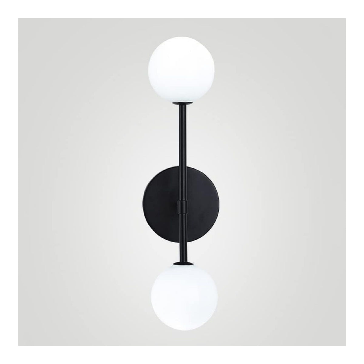 Applique murale Noir et Blanc aux lignes epurees avec eclairage confortable 40 W