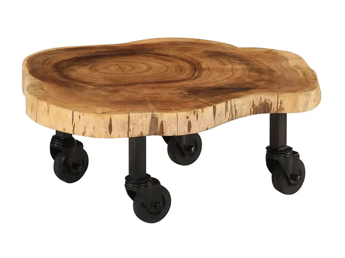 Bois d'acacia - Table basse Acacia 60 x 55 x 25 cm